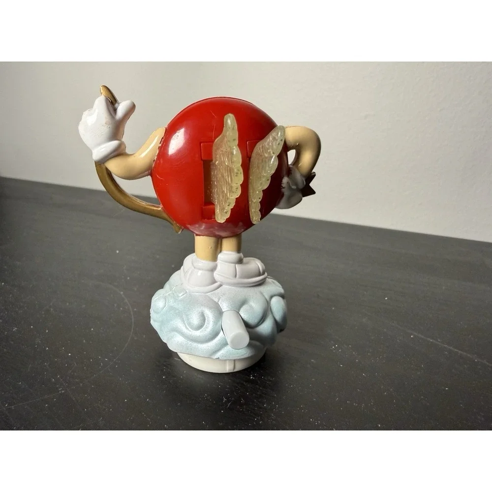 M&M Candy Topper Red Cupid Flapping Wings Bow And Arrow Valentines Day